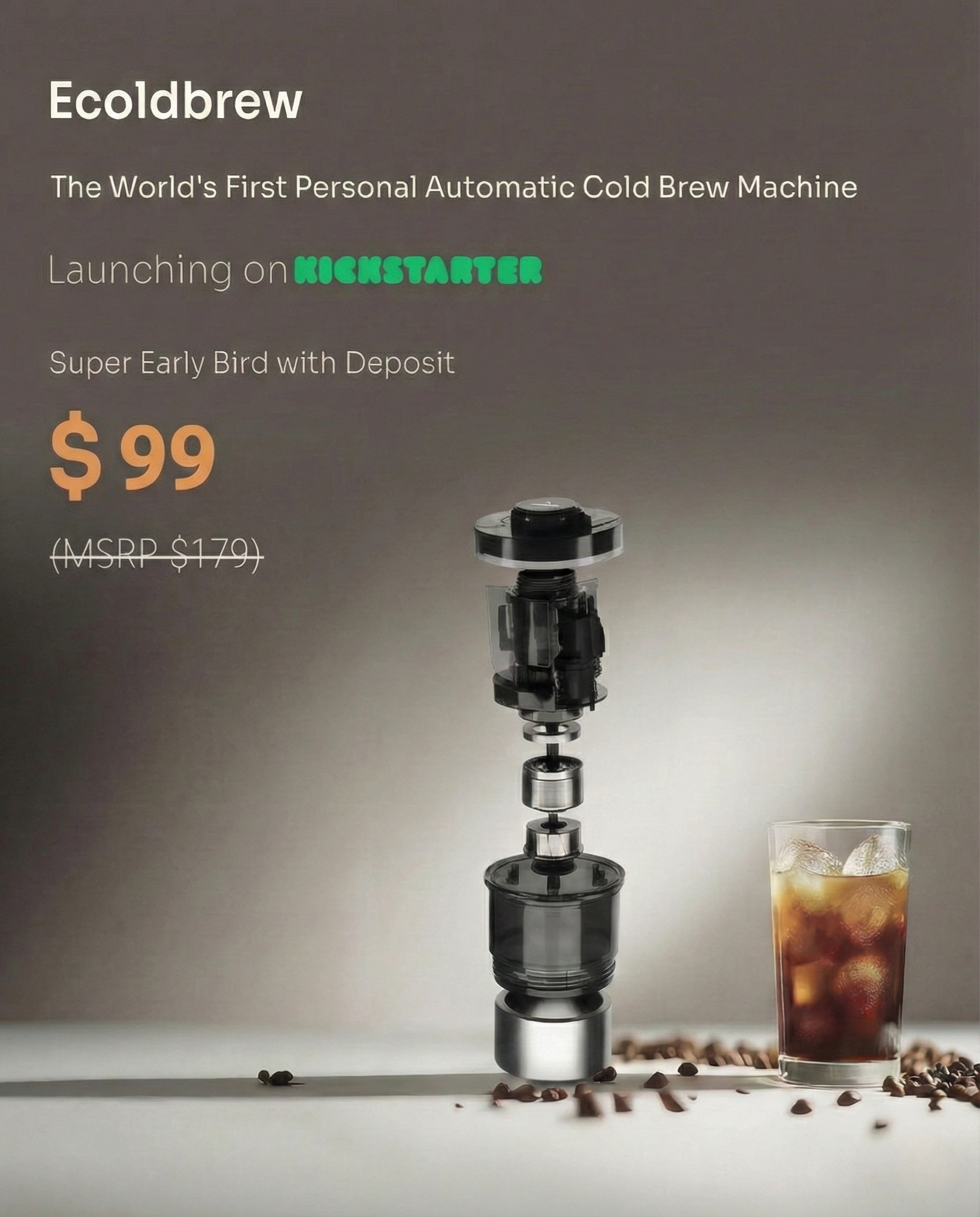 Ecoldbrew pre-payment deposit