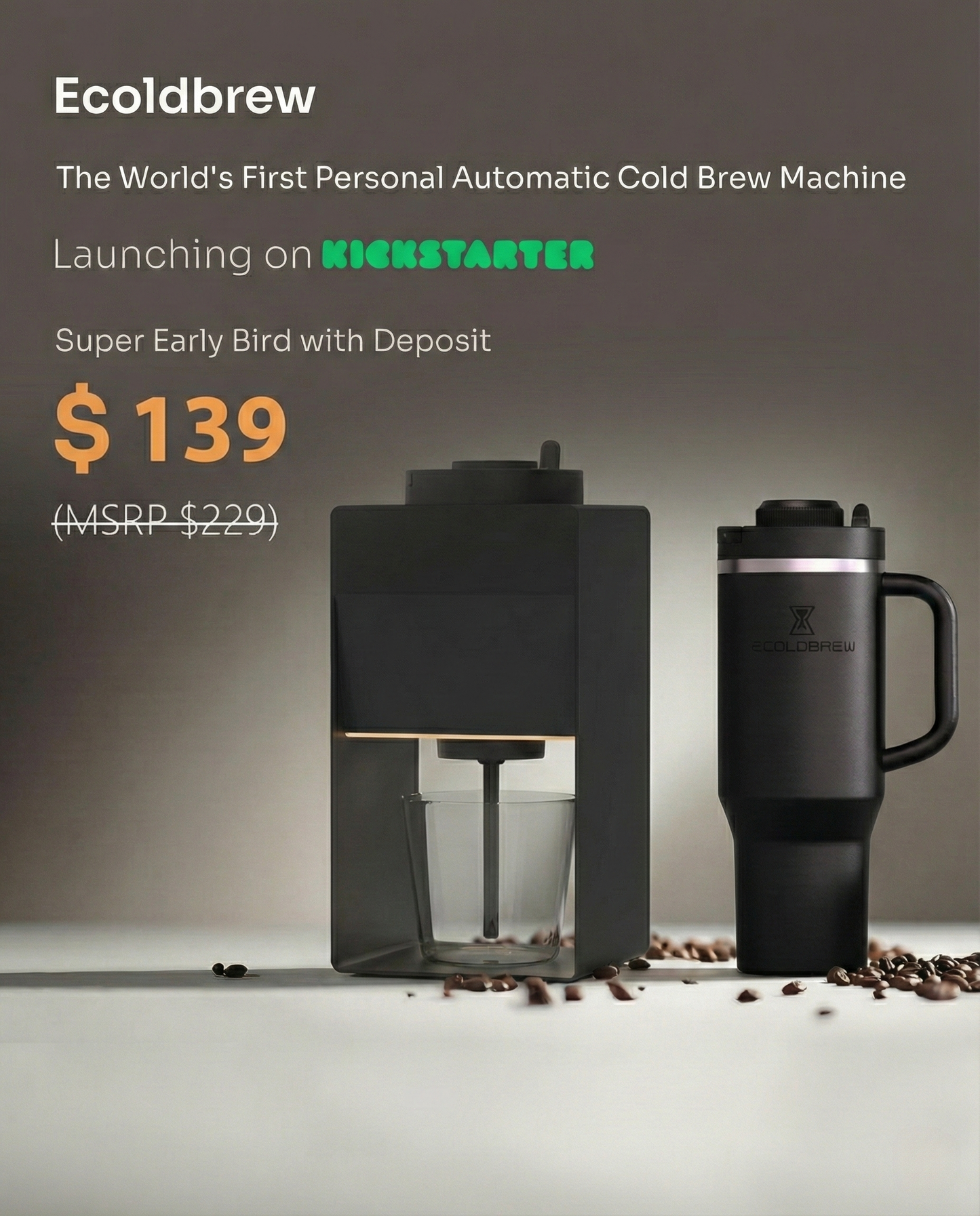 Ecoldbrew pre-payment deposit