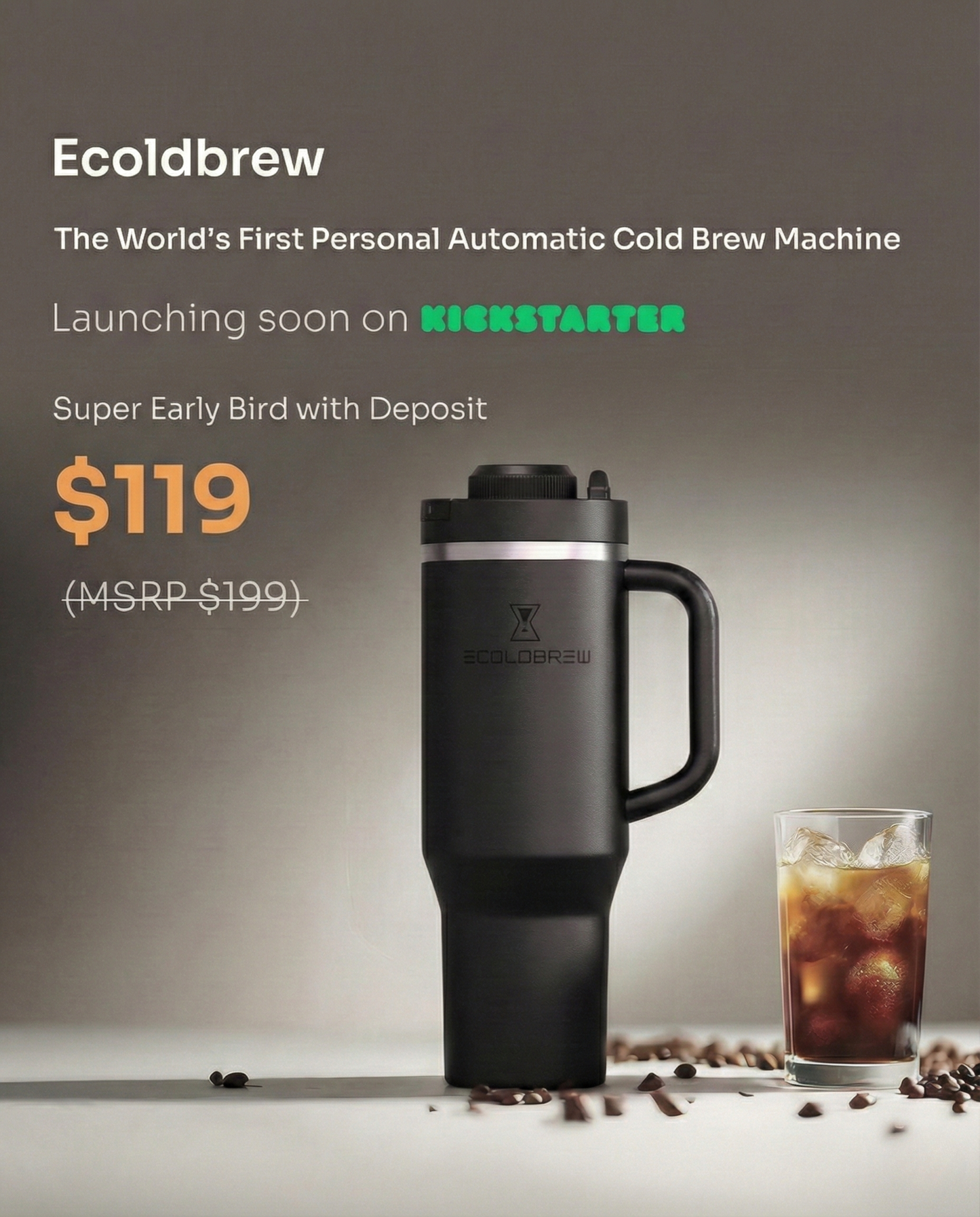 Ecoldbrew pre-payment deposit